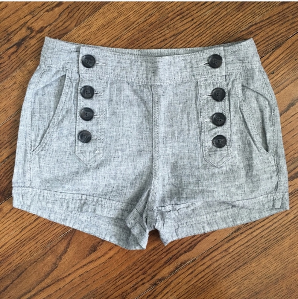 Express Women's Sailor Shorts Heather Gray size 12